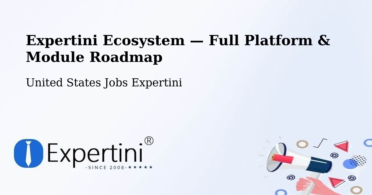 Expertini Ecosystem — Full Platform & Module Roadmap – Decatur